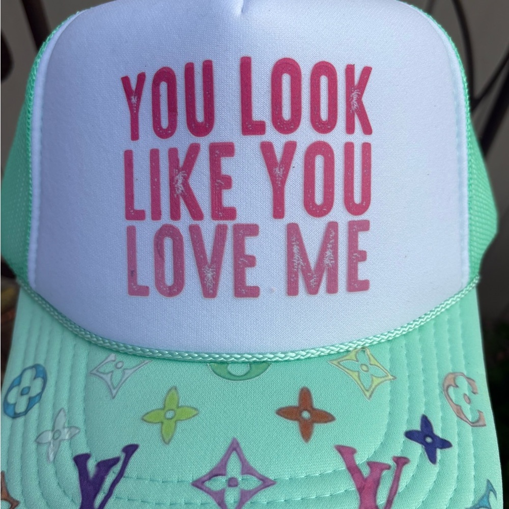 Adorable new trucker hat! You look like you love me! OSFM